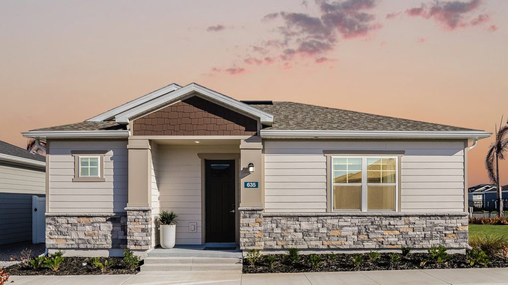 Elevate floor plan entrance