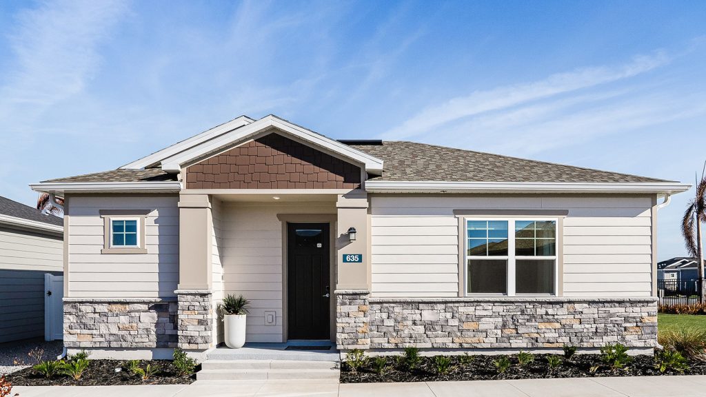 Elevate floor plan entrance